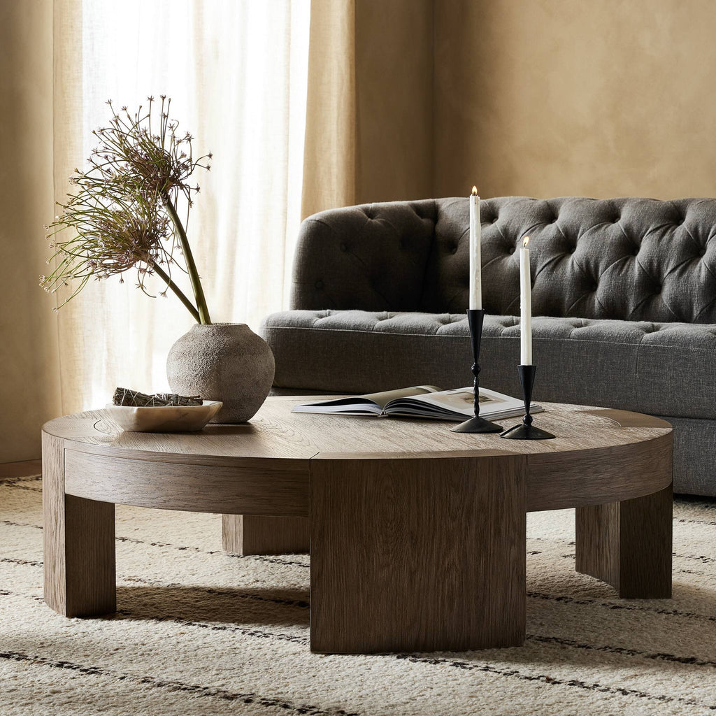 Sheffield Coffee Table - Warm Natural Flat Oak Veneer Water-based
