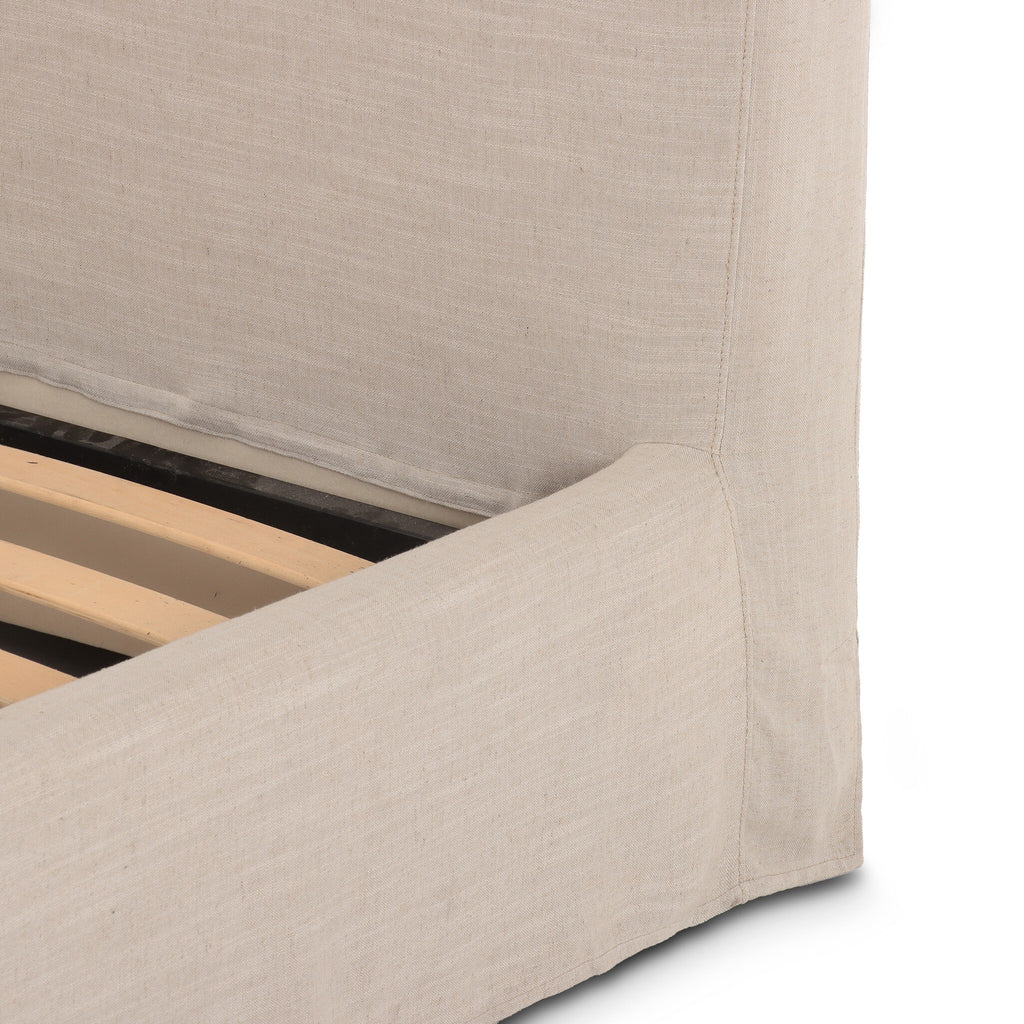 Daphne Slipcover Bed - Savoy Parchment