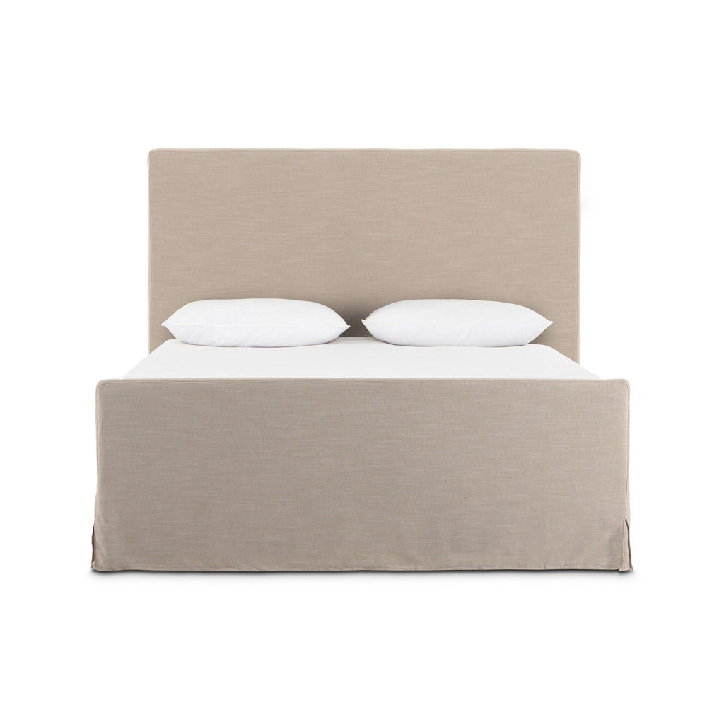 Daphne Slipcover Bed - Savoy Parchment