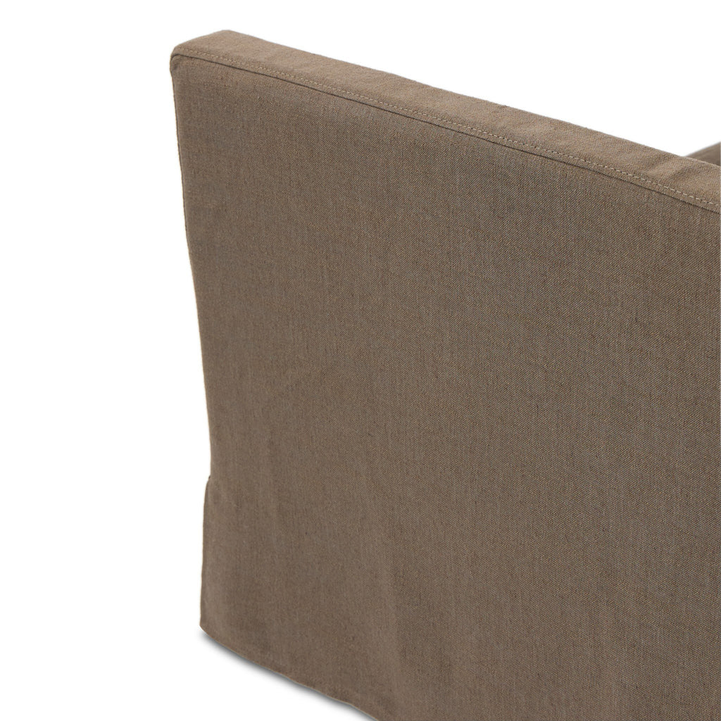 Daphne Slipcover Bed - Savoy Coffee