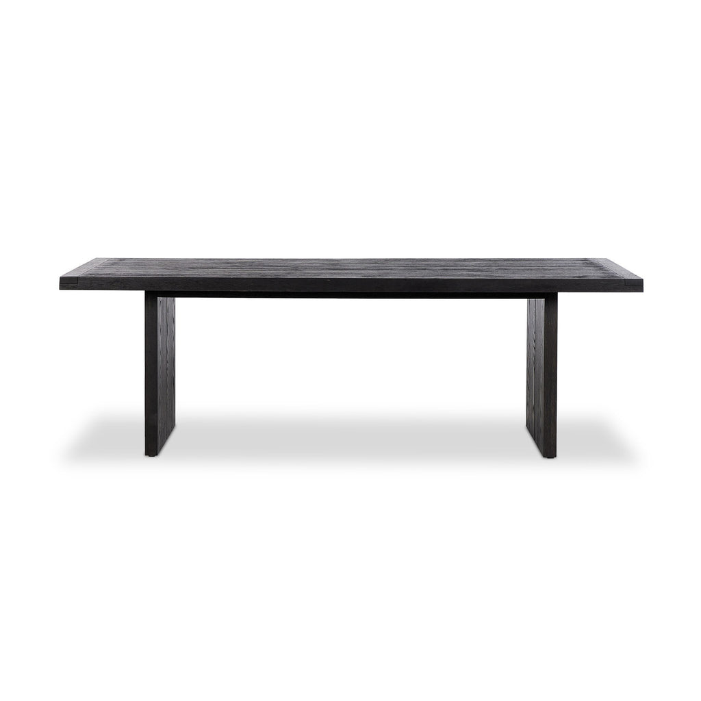 Warby Dining Table - Worn Black Veneer
