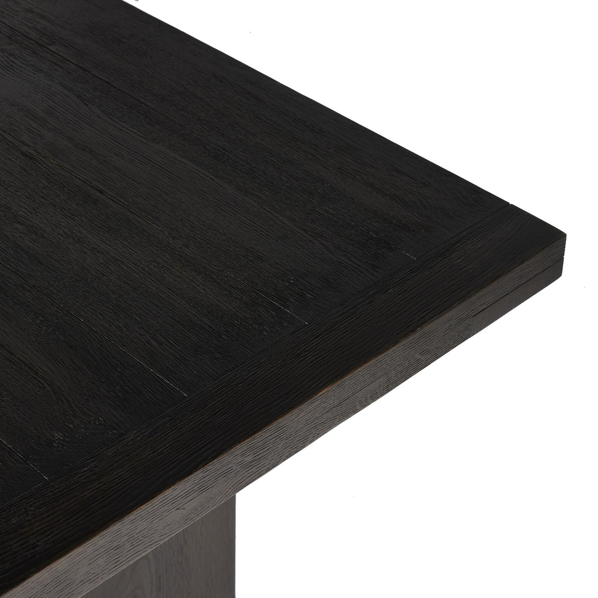 Warby Dining Table - Worn Black Veneer
