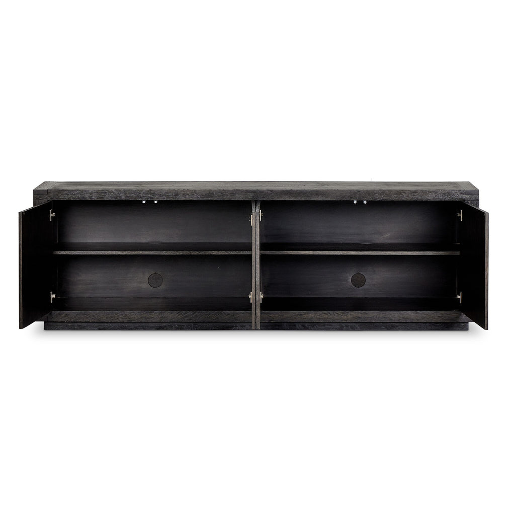 Warby Sideboard - Worn Black Oak