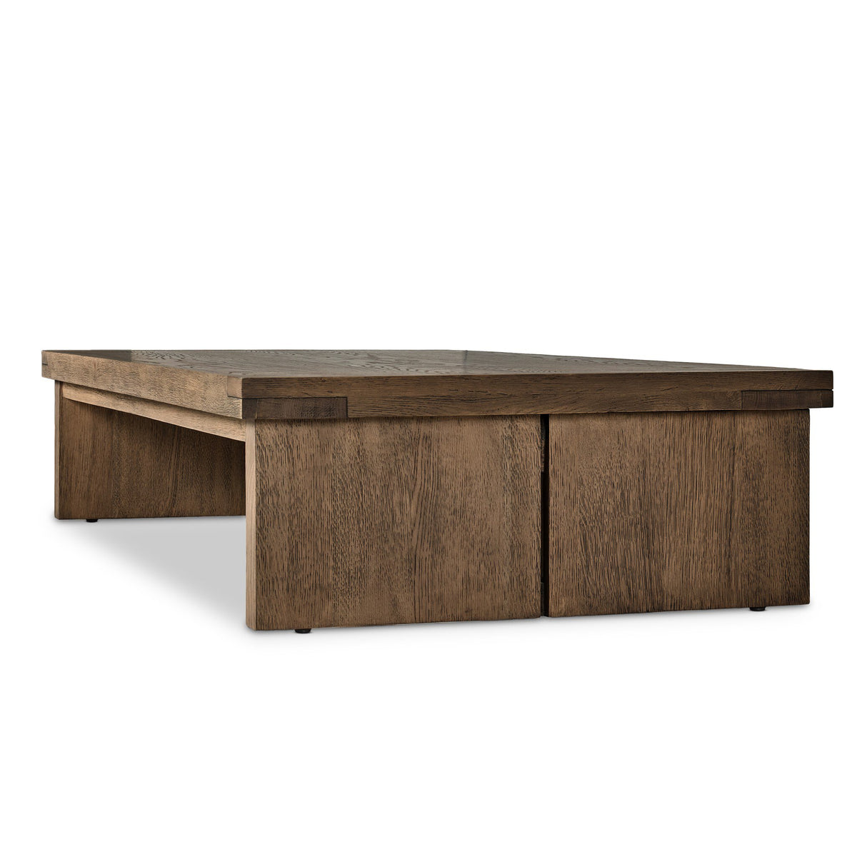 Warby Coffee Table - Worn Oak Veneer