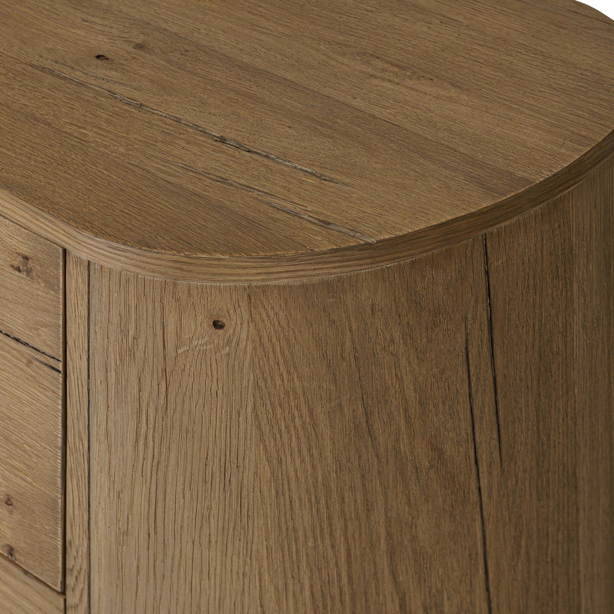 Paden Nightstand - Worn Oak Veneer