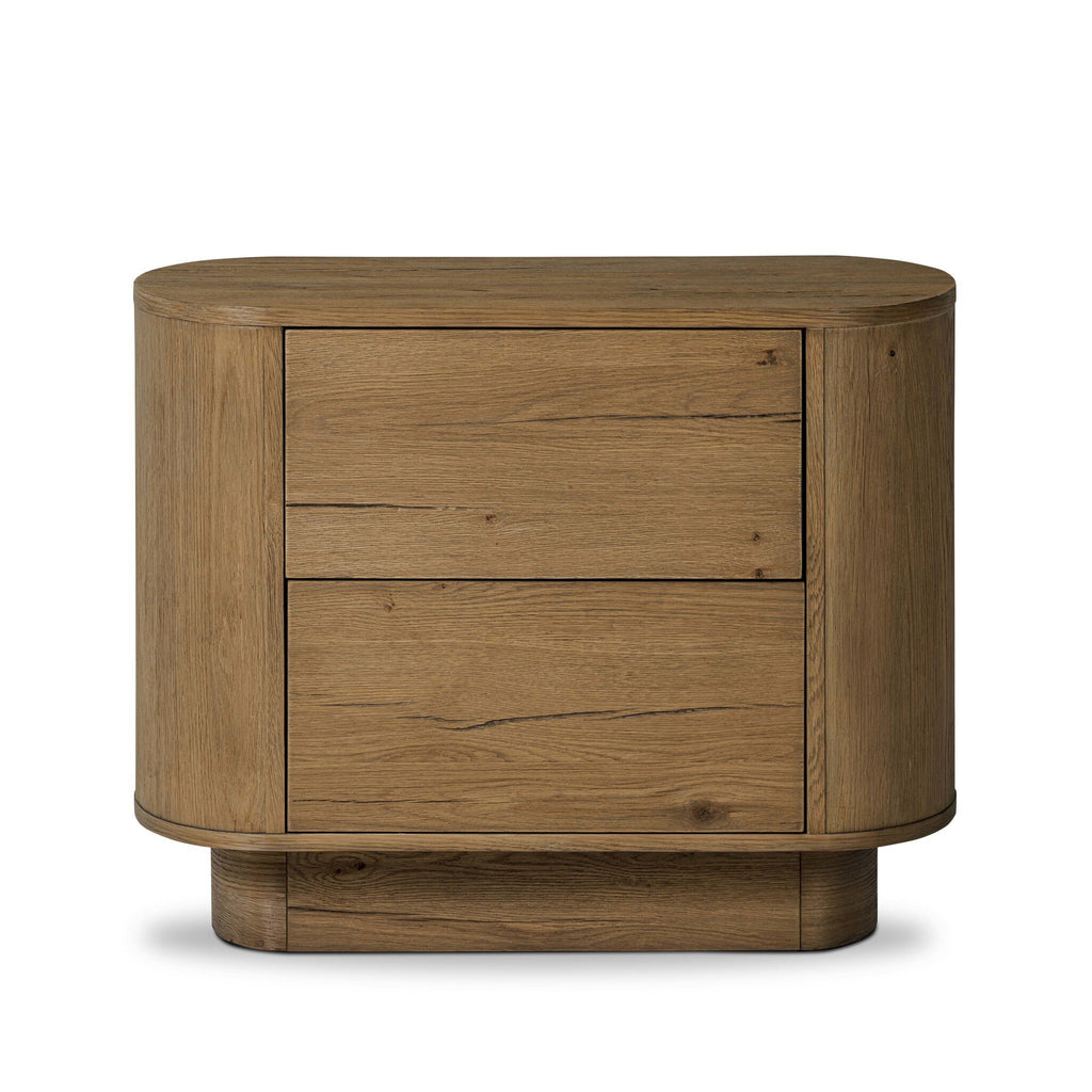 Paden Nightstand - Worn Oak Veneer