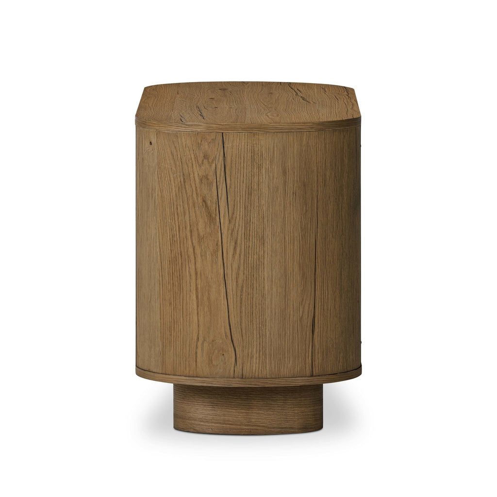 Paden Nightstand - Worn Oak Veneer