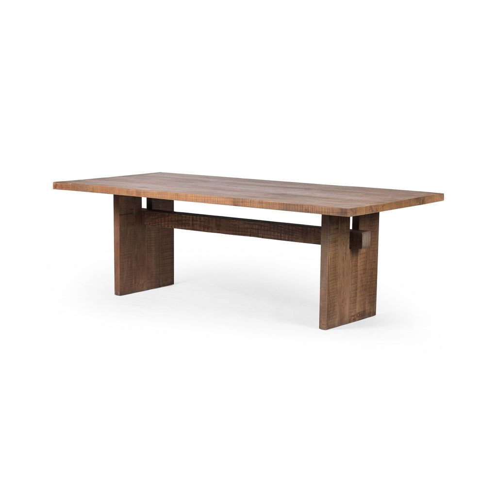 Brandy Dining Table - Rustic Weathered Elm