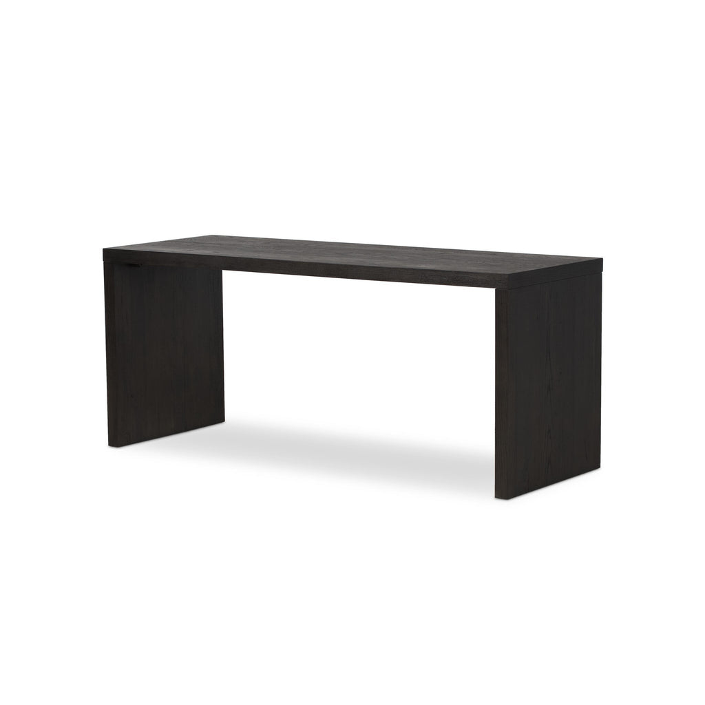 Posada Desk - Worn Black Oak Veneer