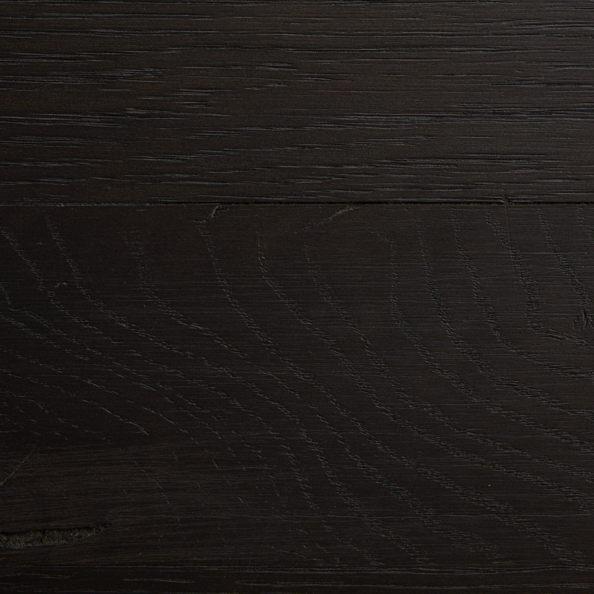 Posada L-Shaped Desk - Worn Black Oak Veneer