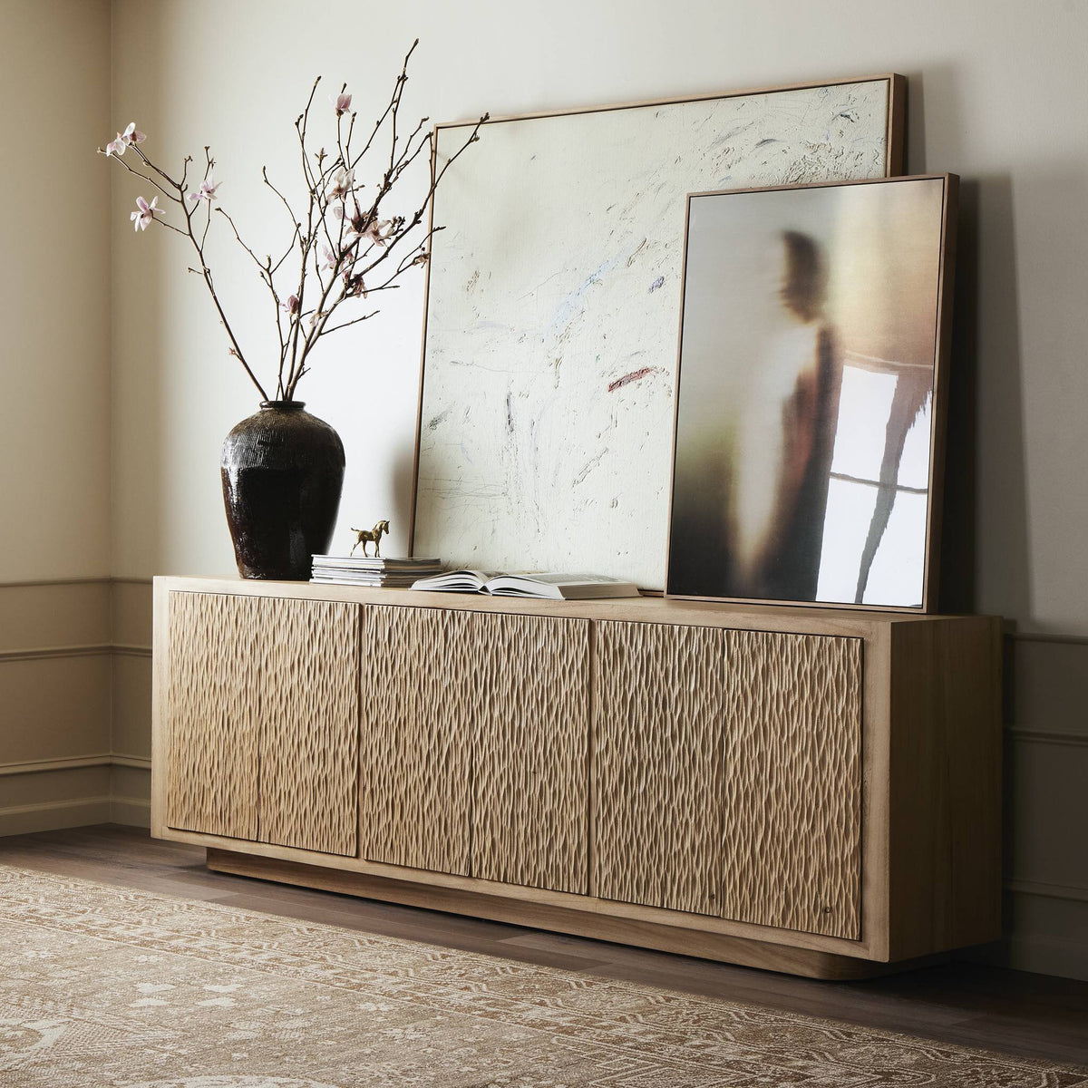 Bahari Sideboard - Light Guanacaste Veneer