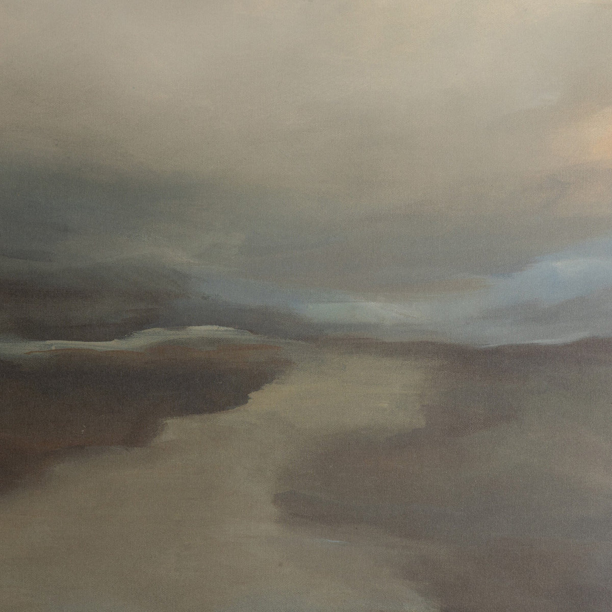 Fog II by Lauren Fuhr - Vertical Grain White Oak Floater