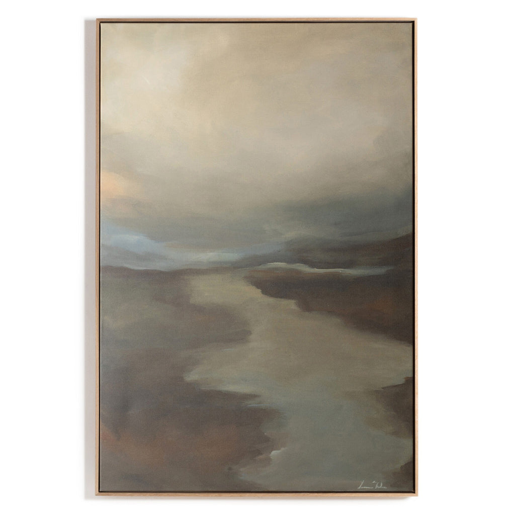 Fog II by Lauren Fuhr - Vertical Grain White Oak Floater