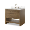 Anthem Single Vanity - Washed Natural Veneer