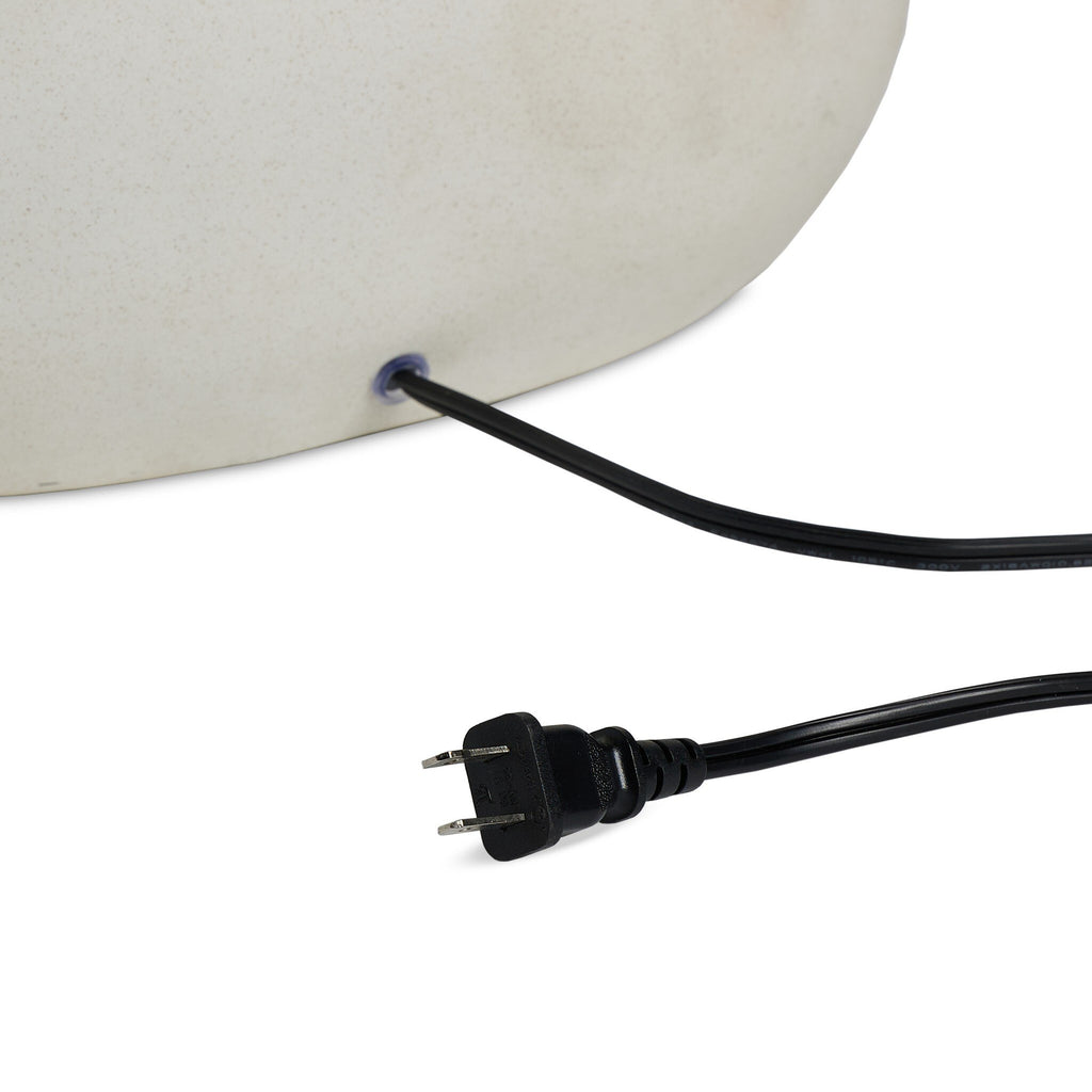 Allura Table Lamp - White Speckled Ceramic