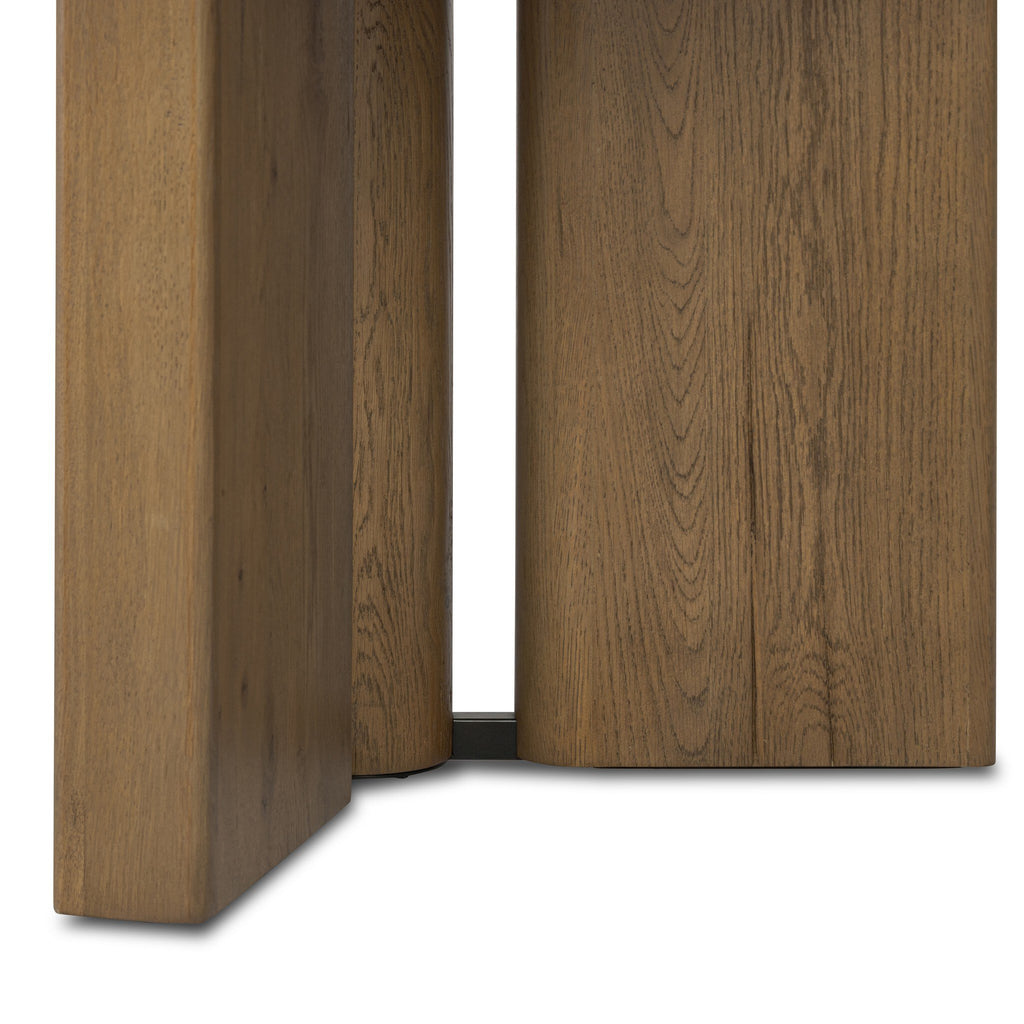 Huxley Dining Table - Rubbed Light Oak Veneer