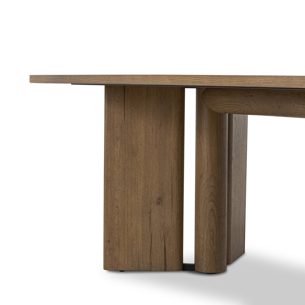 Huxley Dining Table - Rubbed Light Oak Veneer