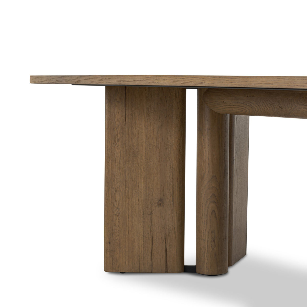 Huxley Dining Table - Rubbed Light Oak Veneer