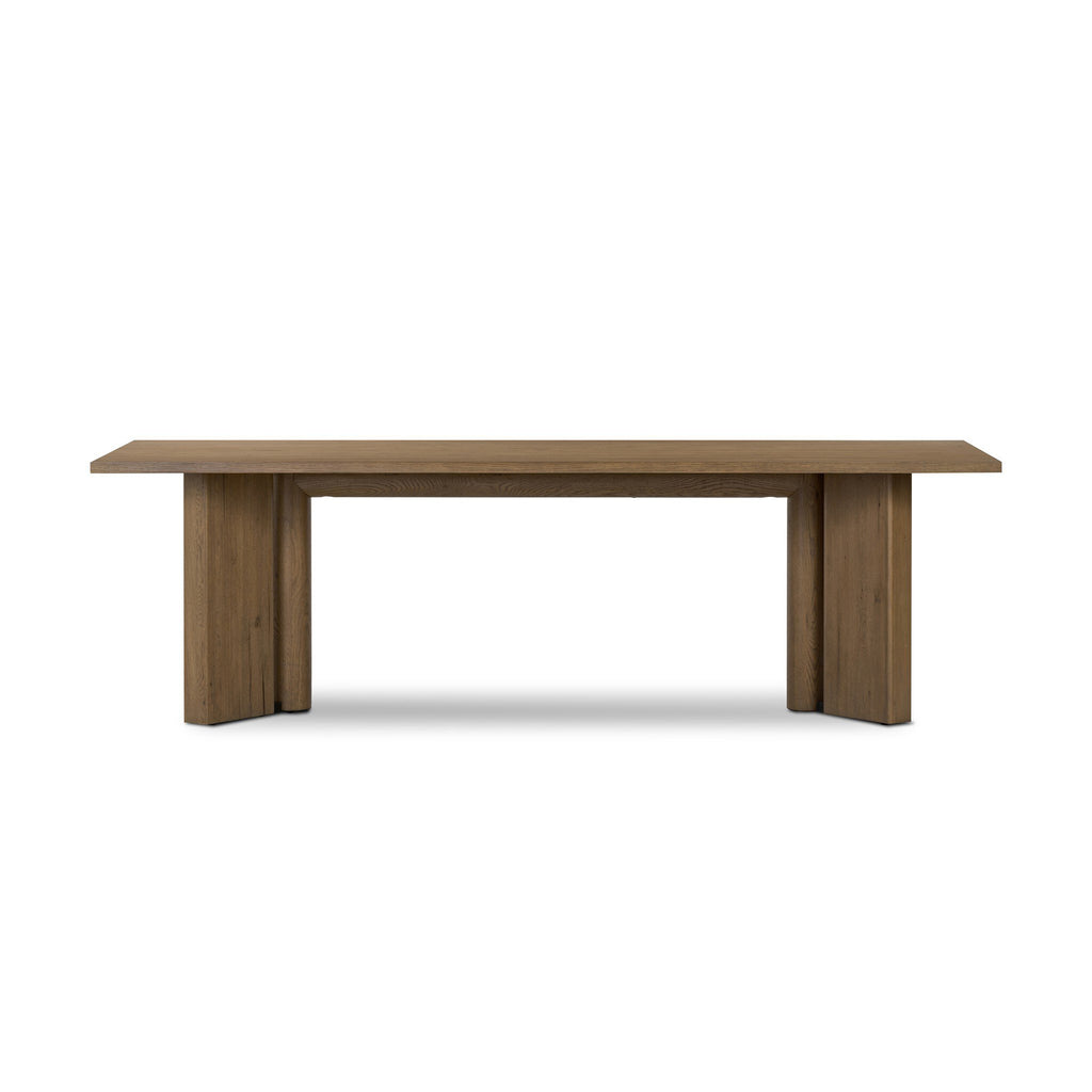Huxley Dining Table - Rubbed Light Oak Veneer