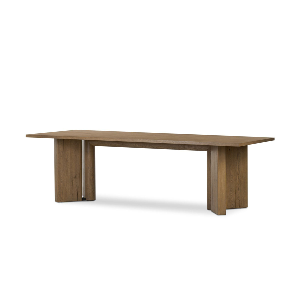 Huxley Dining Table - Rubbed Light Oak Veneer