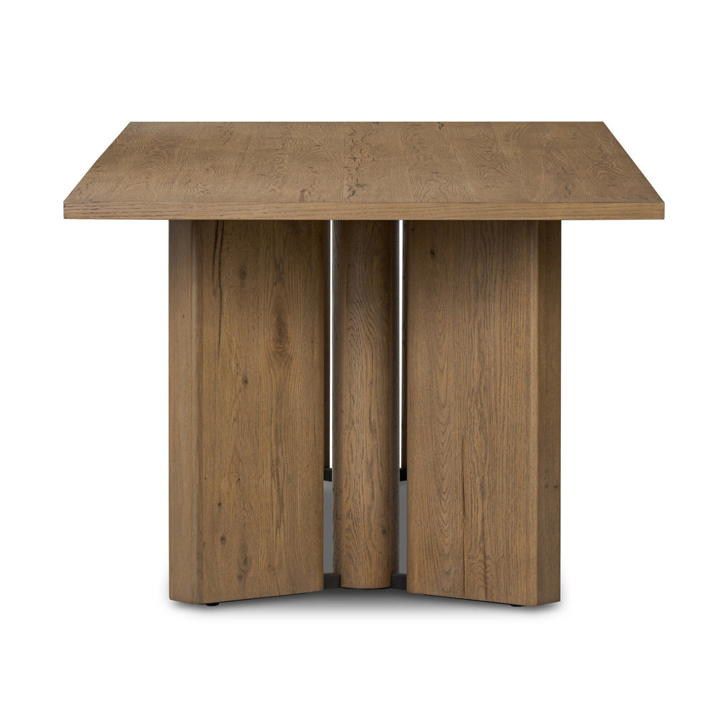 Huxley Dining Table - Rubbed Light Oak Veneer