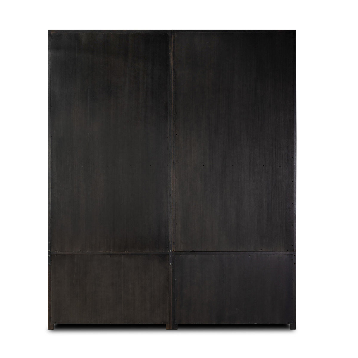 Admont Double Bookcase With Ladder - Worn Black