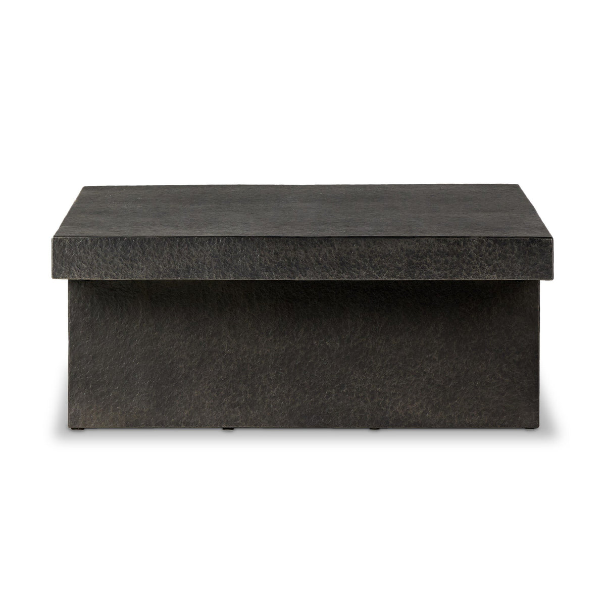 Huesca Outdoor Coffee Table - Distressed Graphite Concrete