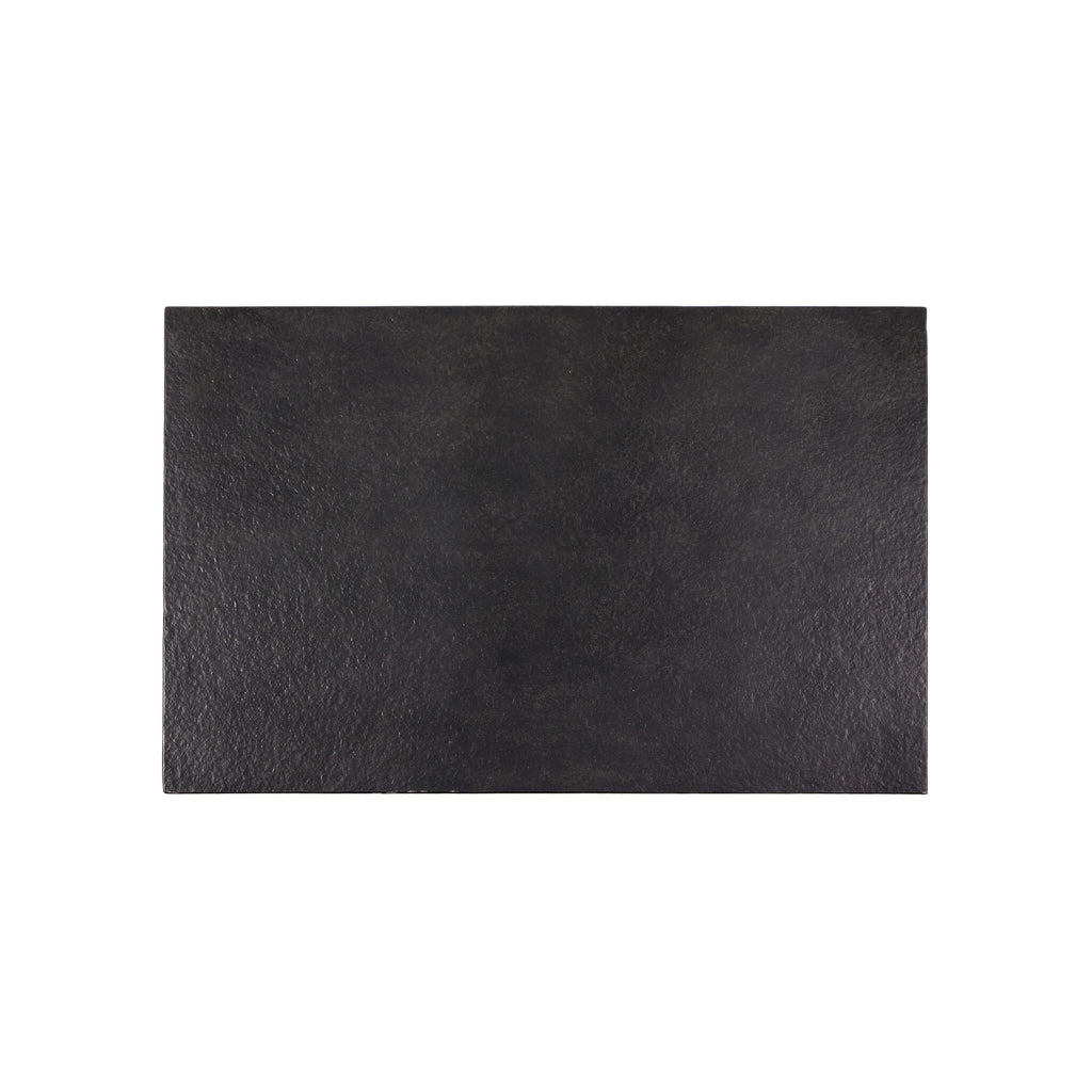 Huesca Outdoor Coffee Table - Distressed Graphite Concrete