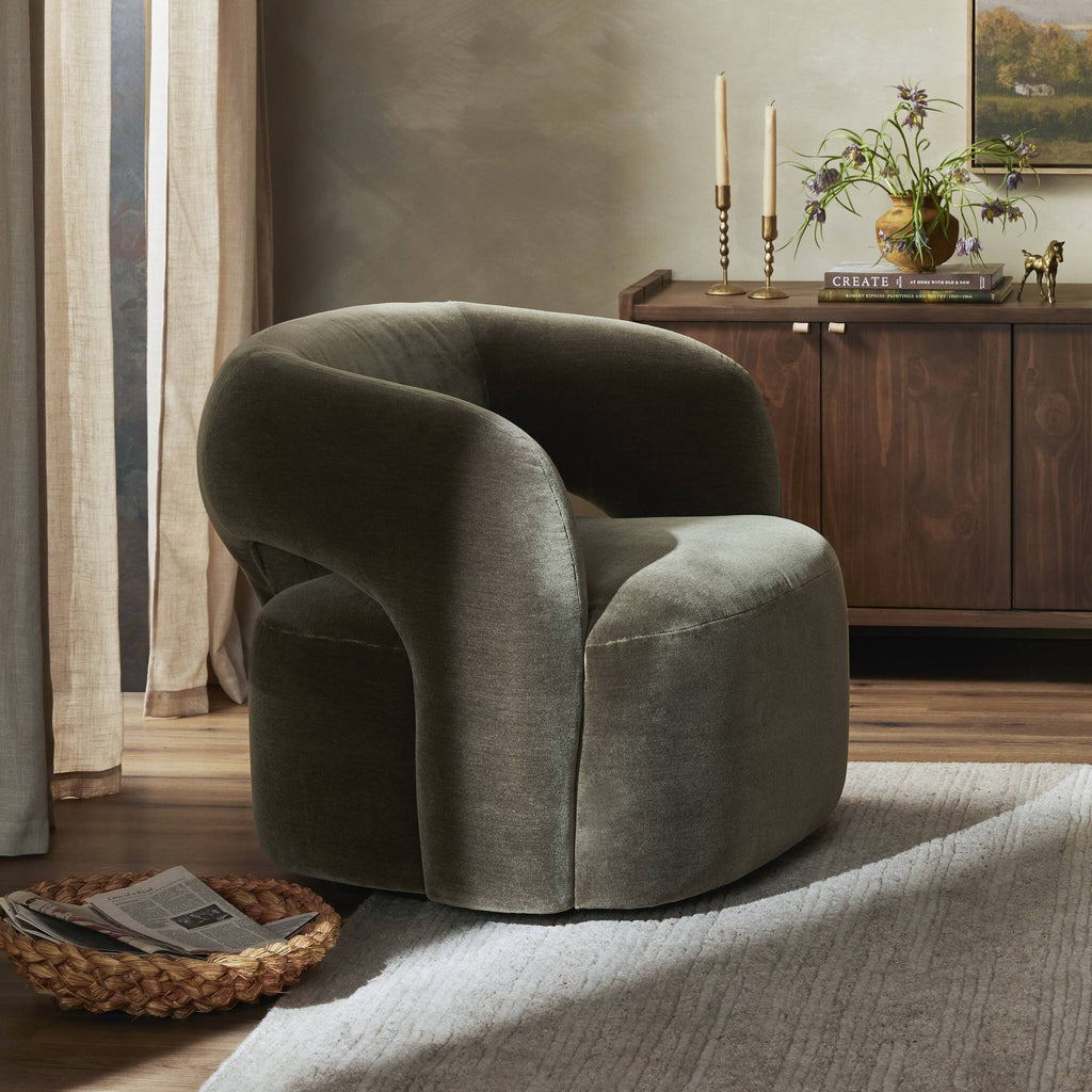 Mazie Swivel Chair - Monte Olive