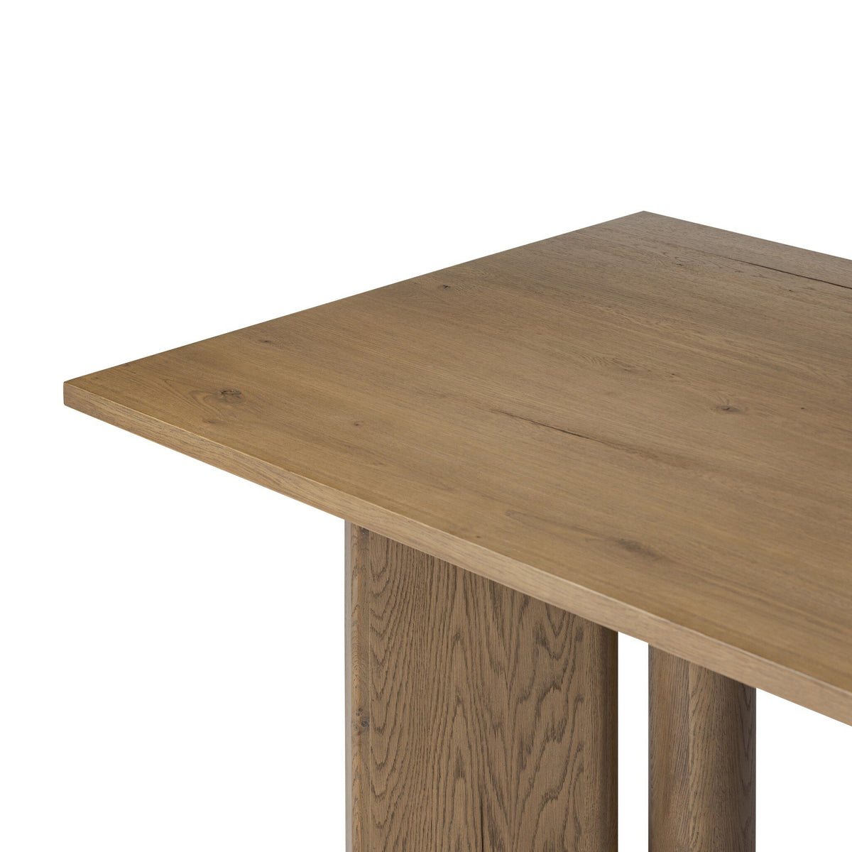 Huxley Dining Table - Rubbed Light Oak Veneer