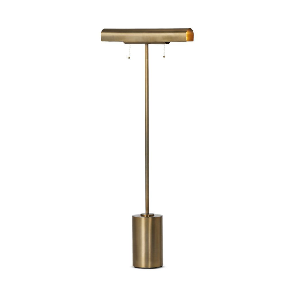 Luther Floor Lamp - Aged Brass Iron
