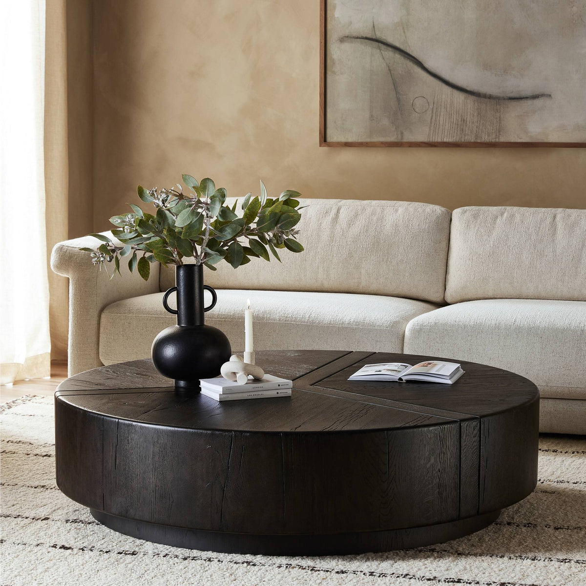 Renan Coffee Table - Dark Espresso Reclaimed French Oak