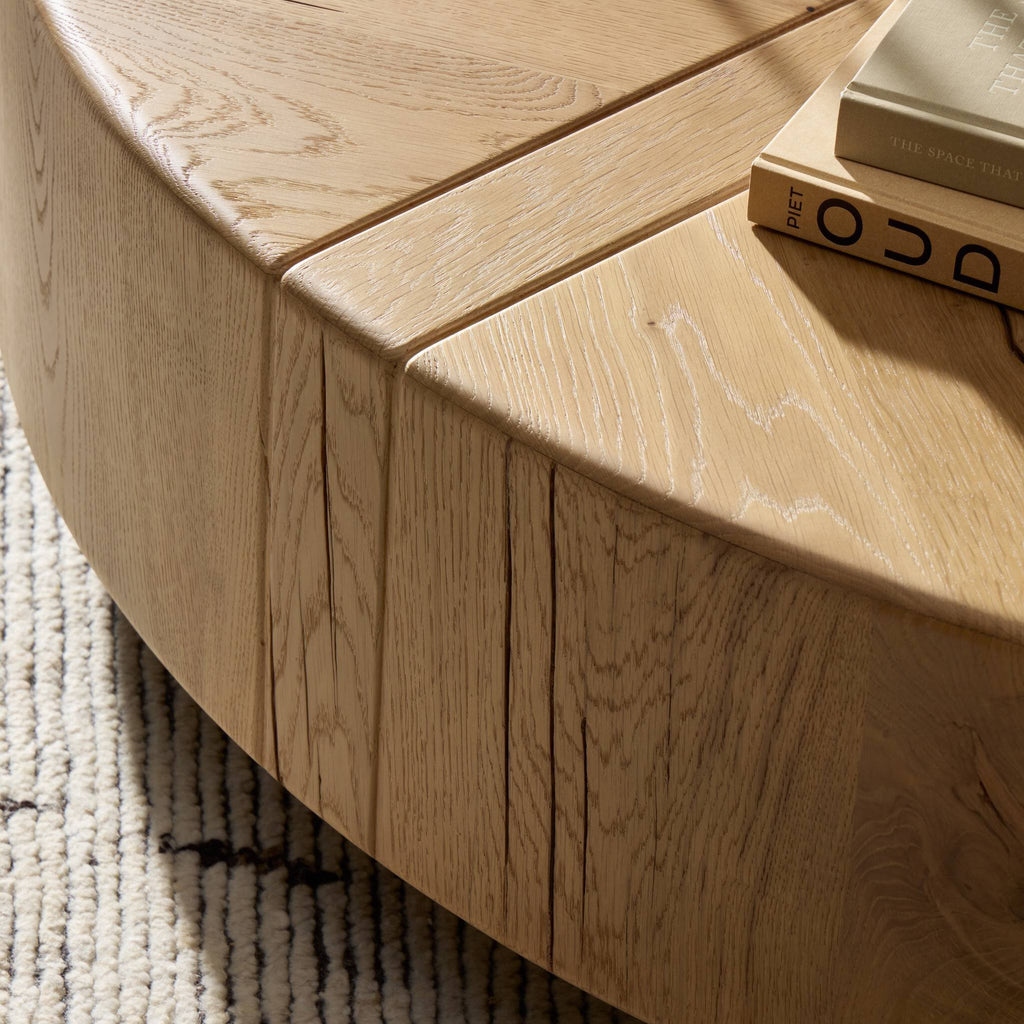 Renan Coffee Table - Natural Reclaimed French Oak