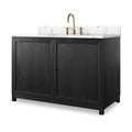 Millie Single Wide Vanity - Satin Drifted Oak Veneer