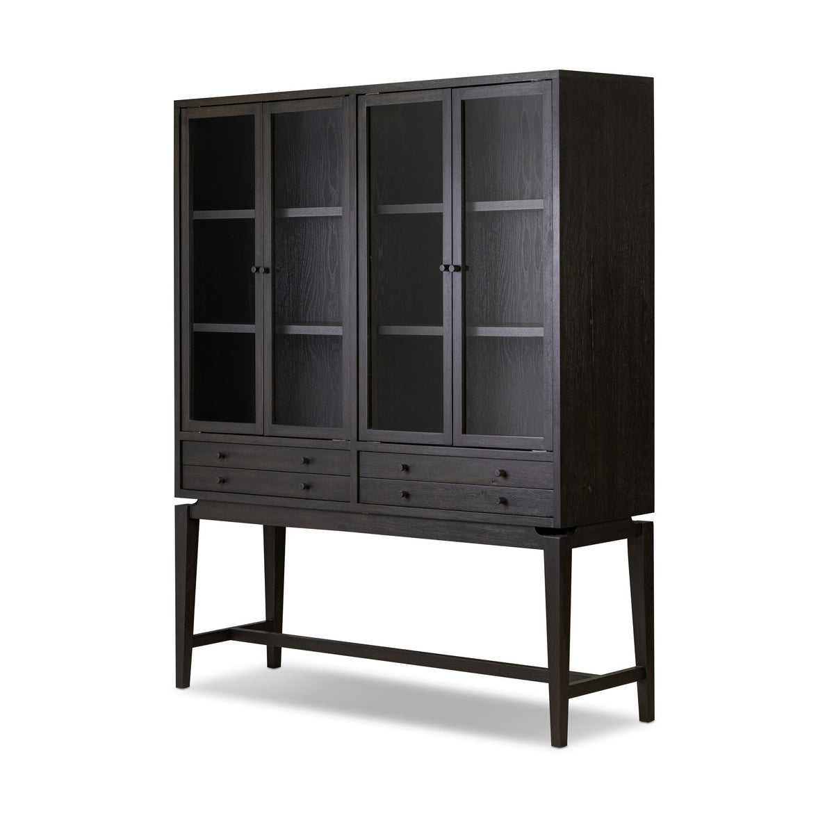 Bergstrom Cabinet - Smoked Black Veneer