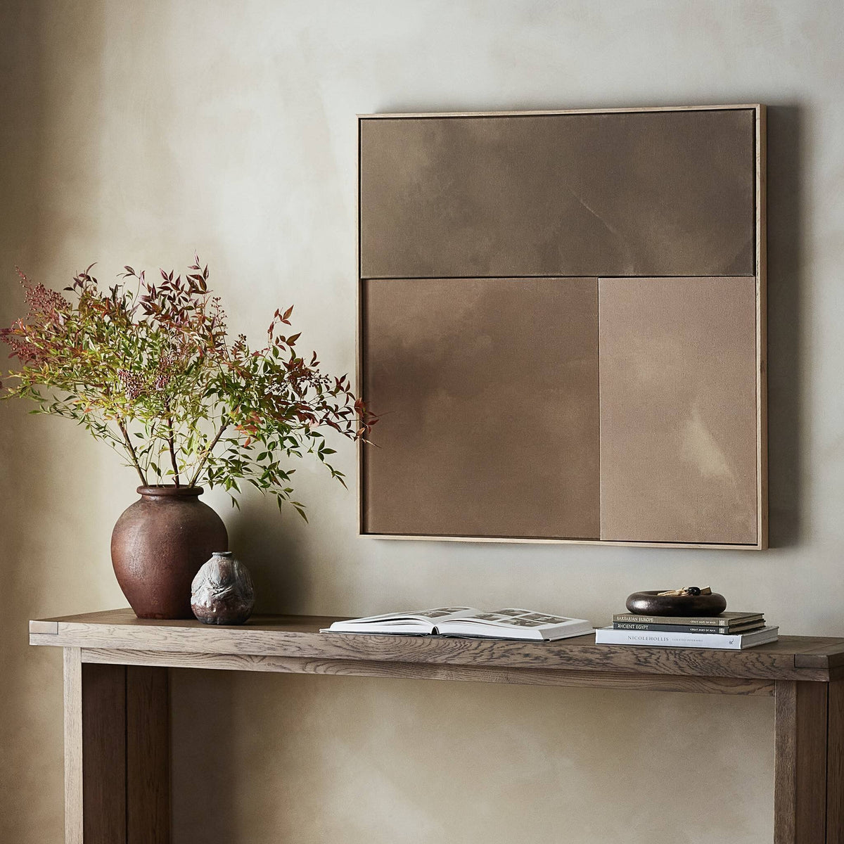 Interlock II by FH Art Studio - Vertical Grain White Oak Floater