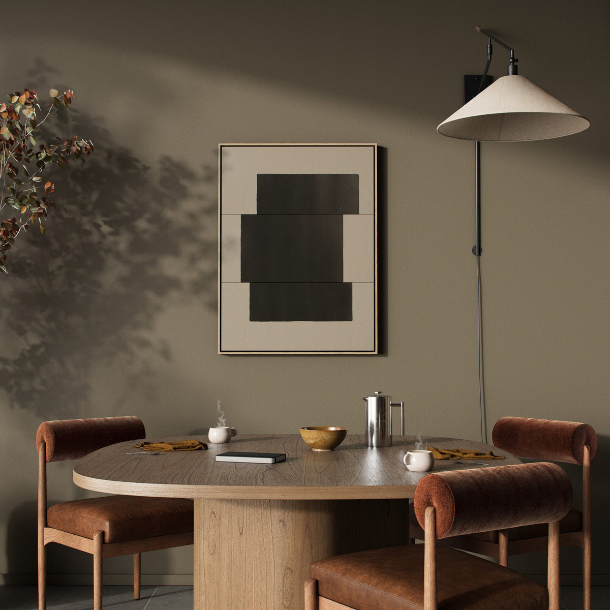 Sarsen by FH Art Studio - Vertical Grain White Oak Floater