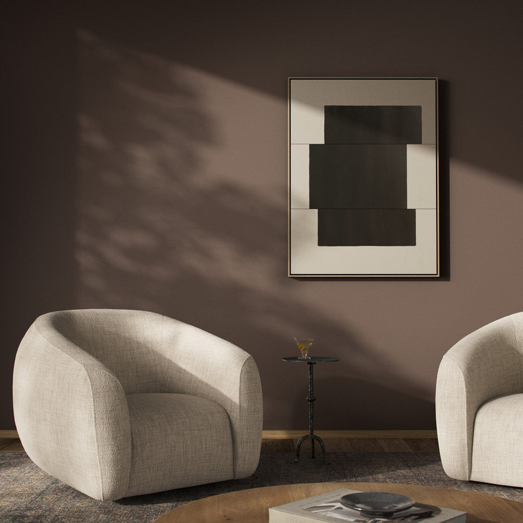 Sarsen by FH Art Studio - Vertical Grain White Oak Floater