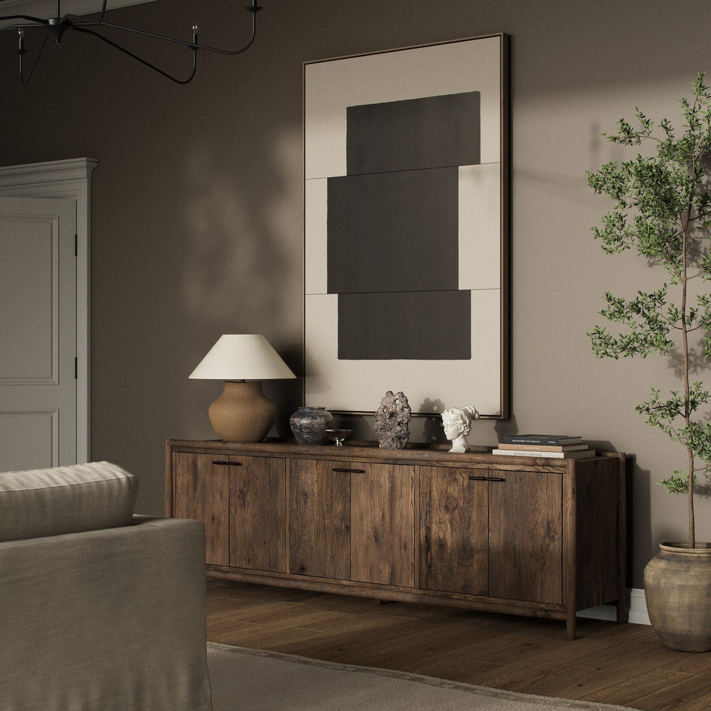 Sarsen by FH Art Studio - Vertical Grain White Oak Floater