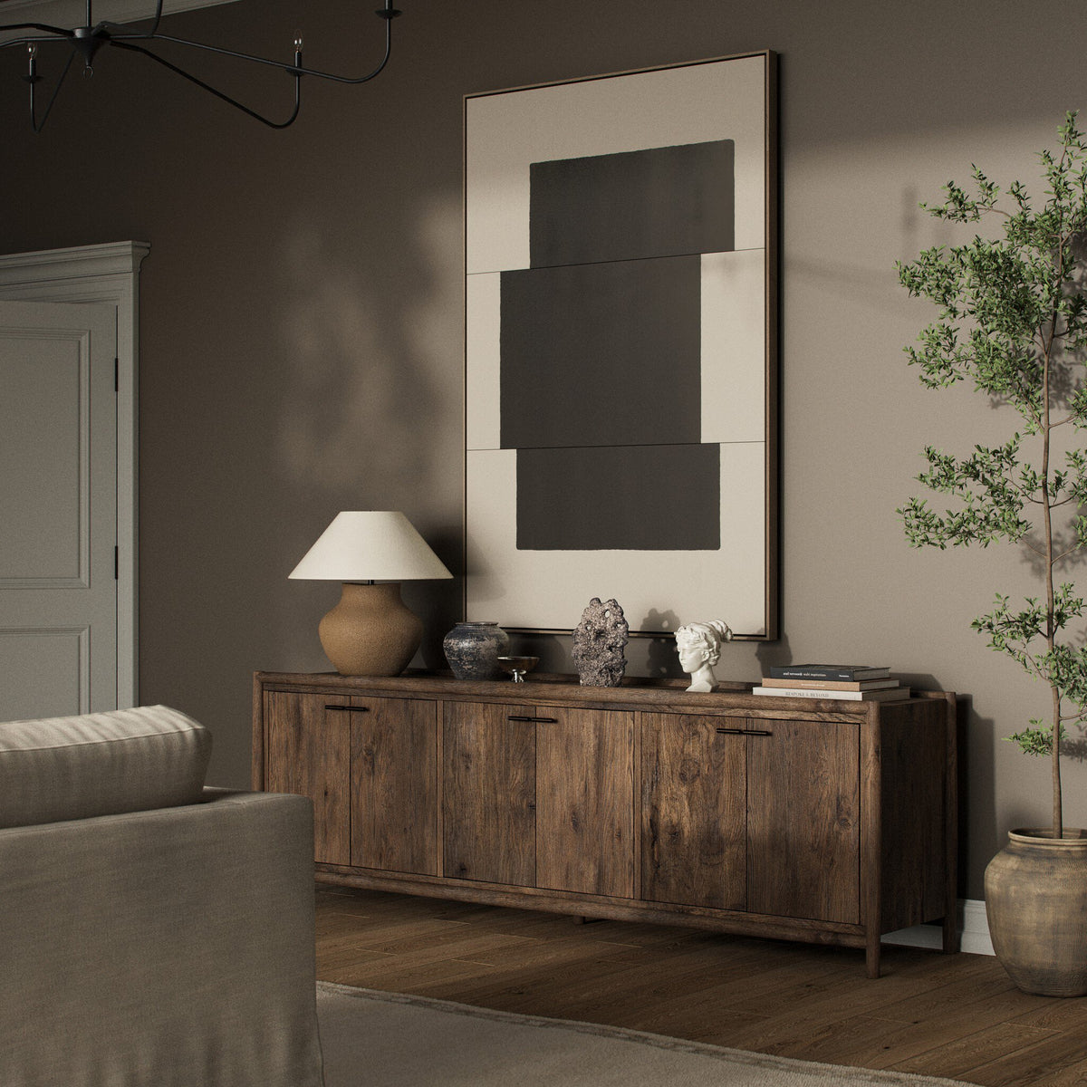 Sarsen by FH Art Studio - Vertical Grain White Oak Floater