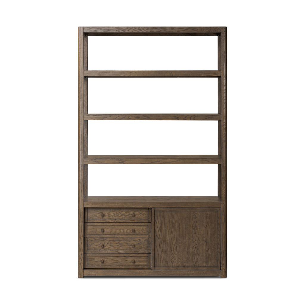 Miko Bookcase - Fawn Oak