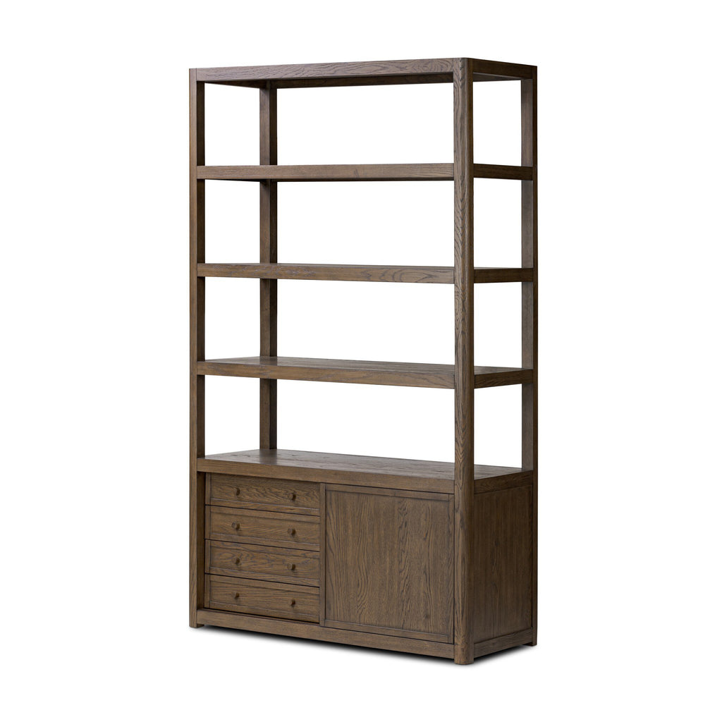 Miko Bookcase - Fawn Oak