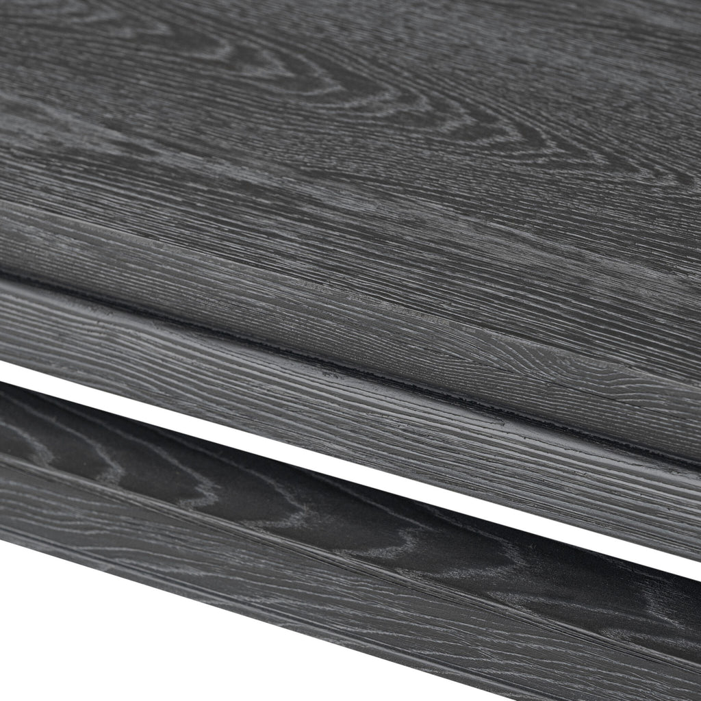 Oman Coffee Table - Rustic Black Veneer