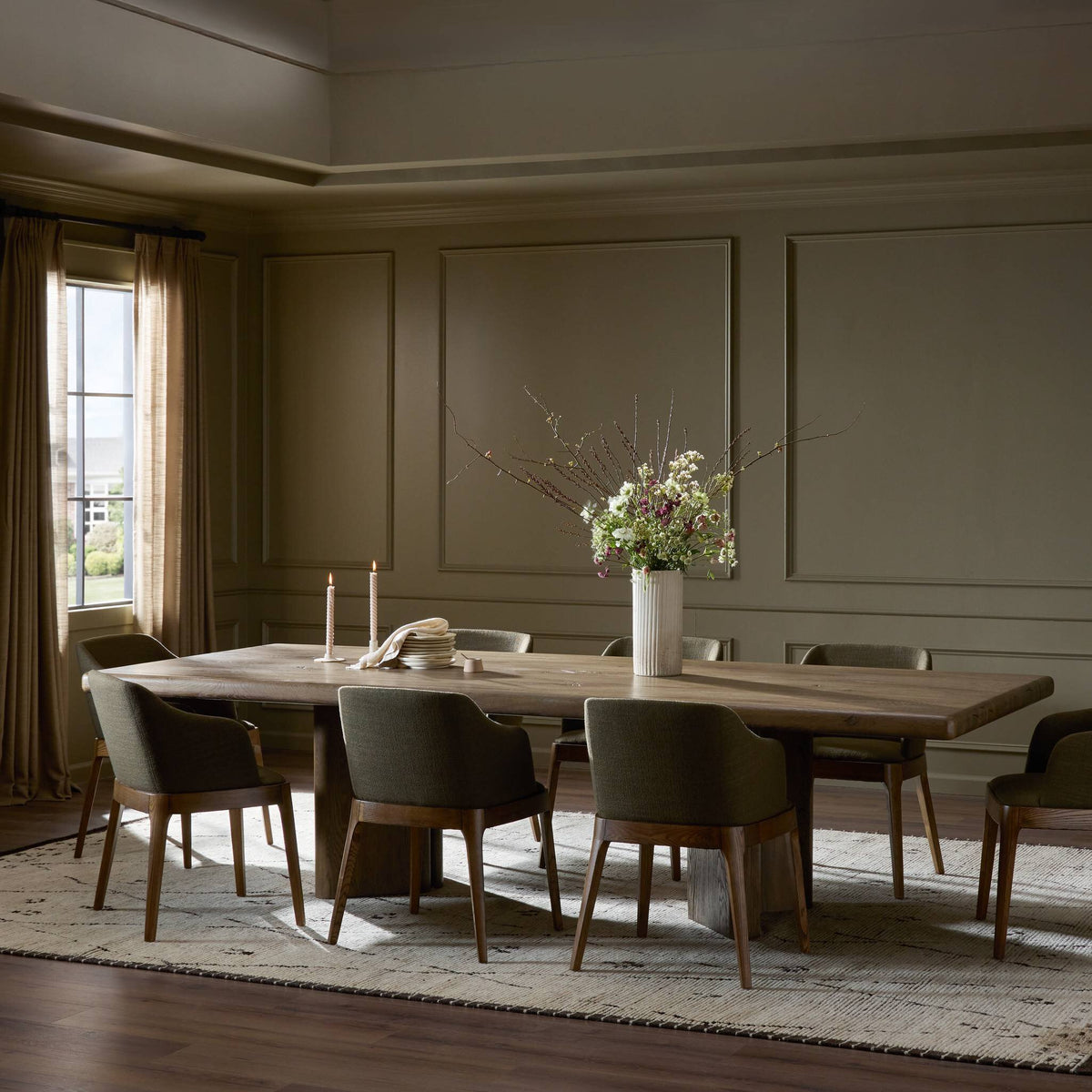 Castro Dining Table - Grey Reclaimed French Oak