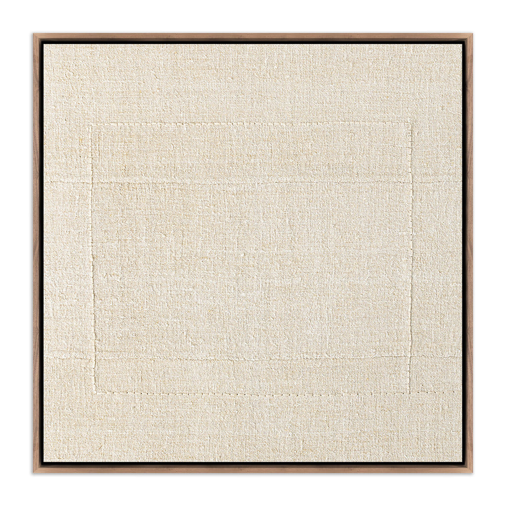 Boxed In by Karen Covey - Rustic Walnut Floater