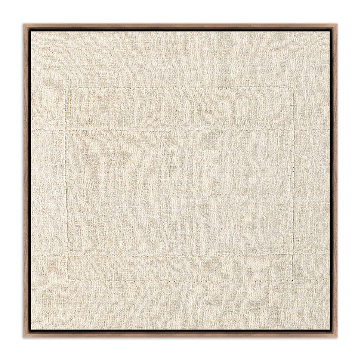 Boxed In by Karen Covey - Rustic Walnut Floater
