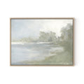 Lake by Lauren Fuhr - Natural Maple Floater