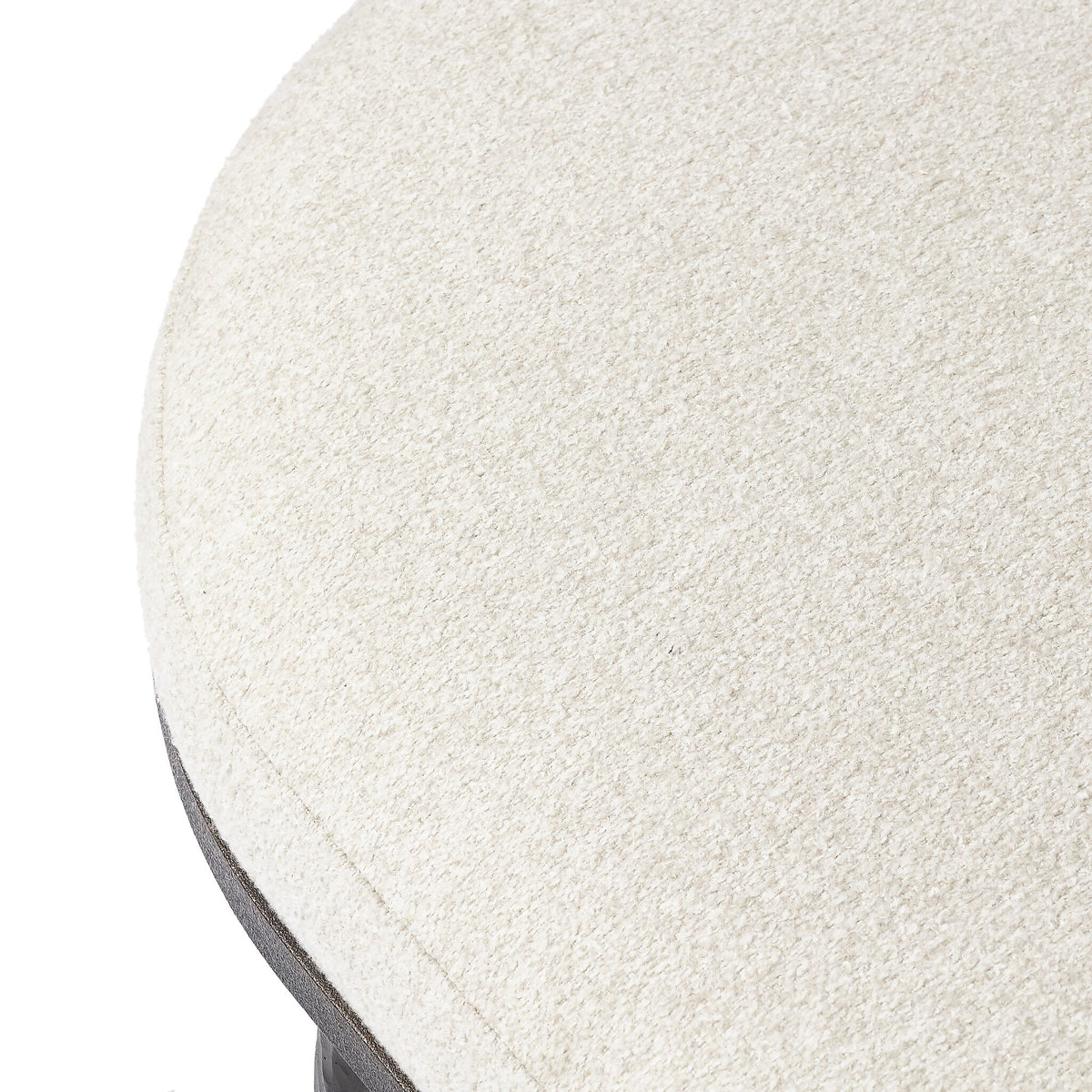 Corinne Cocktail Ottoman - Crete Pebble