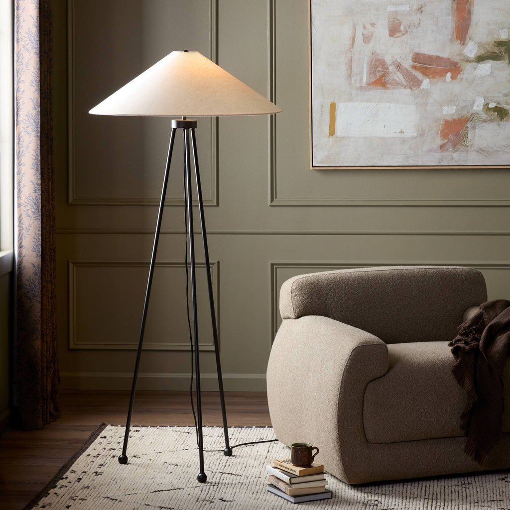 Waldorf Floor Lamp - Matte Black