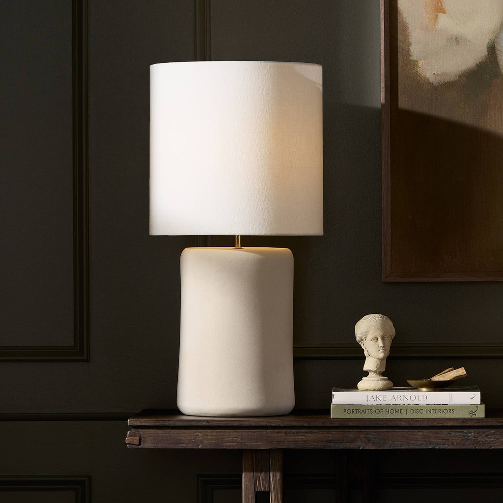 Sadia Table Lamp - Light Sand Ceramic